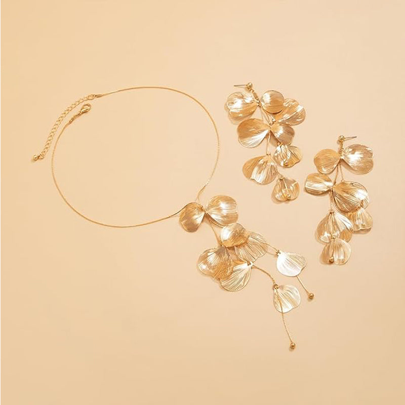 Gold Leaf Boho Choker