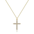 Cross with Crown Necklace